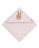 Kapuzenhandtuch 100x100, Luxus Baumwolle, HASE, rosa